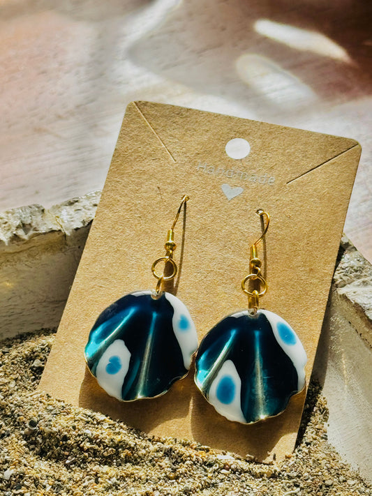 Blue earrings